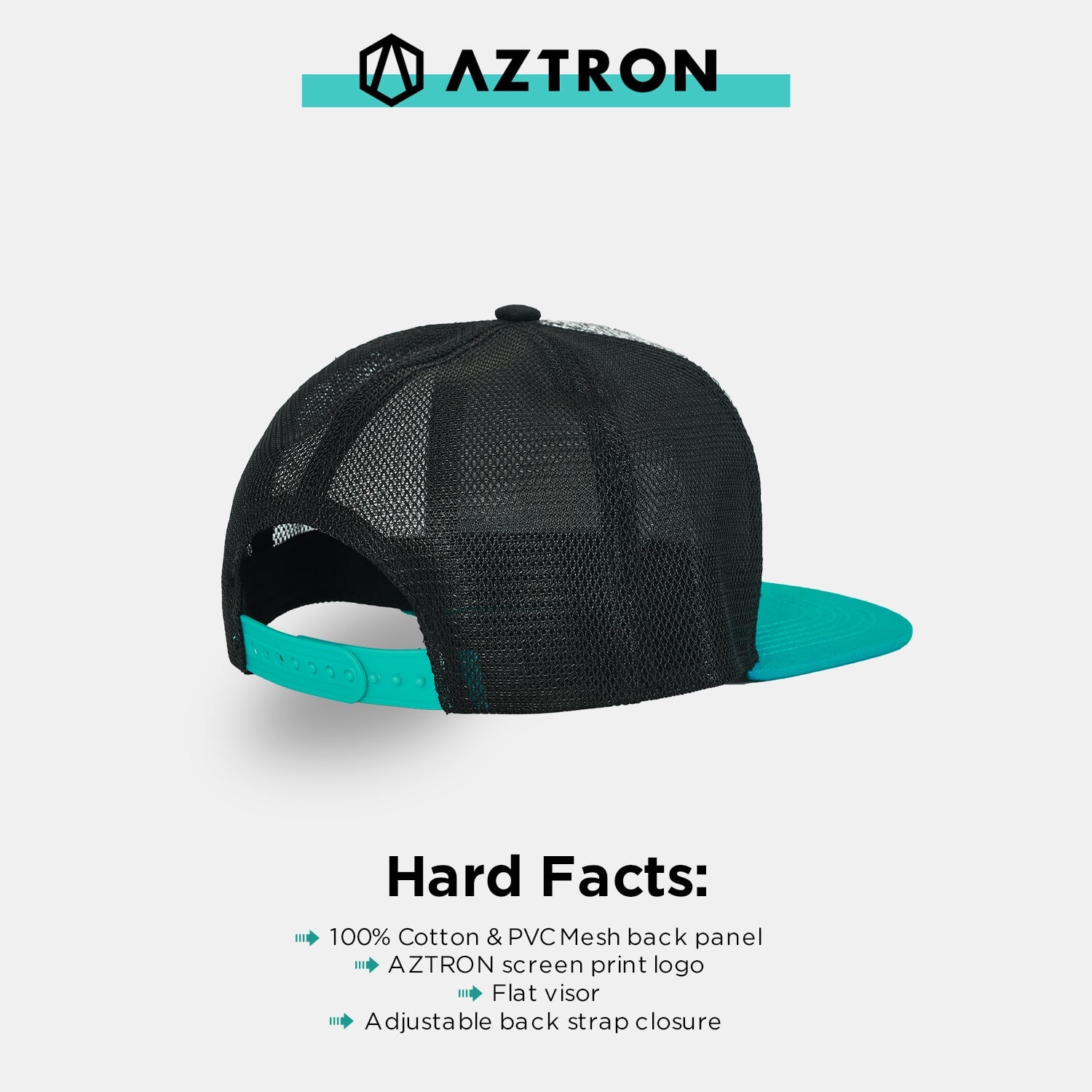 AZTRON Full Logo Cap, Kappe, Baseball Cap, SUP Cap, Trucker Cap