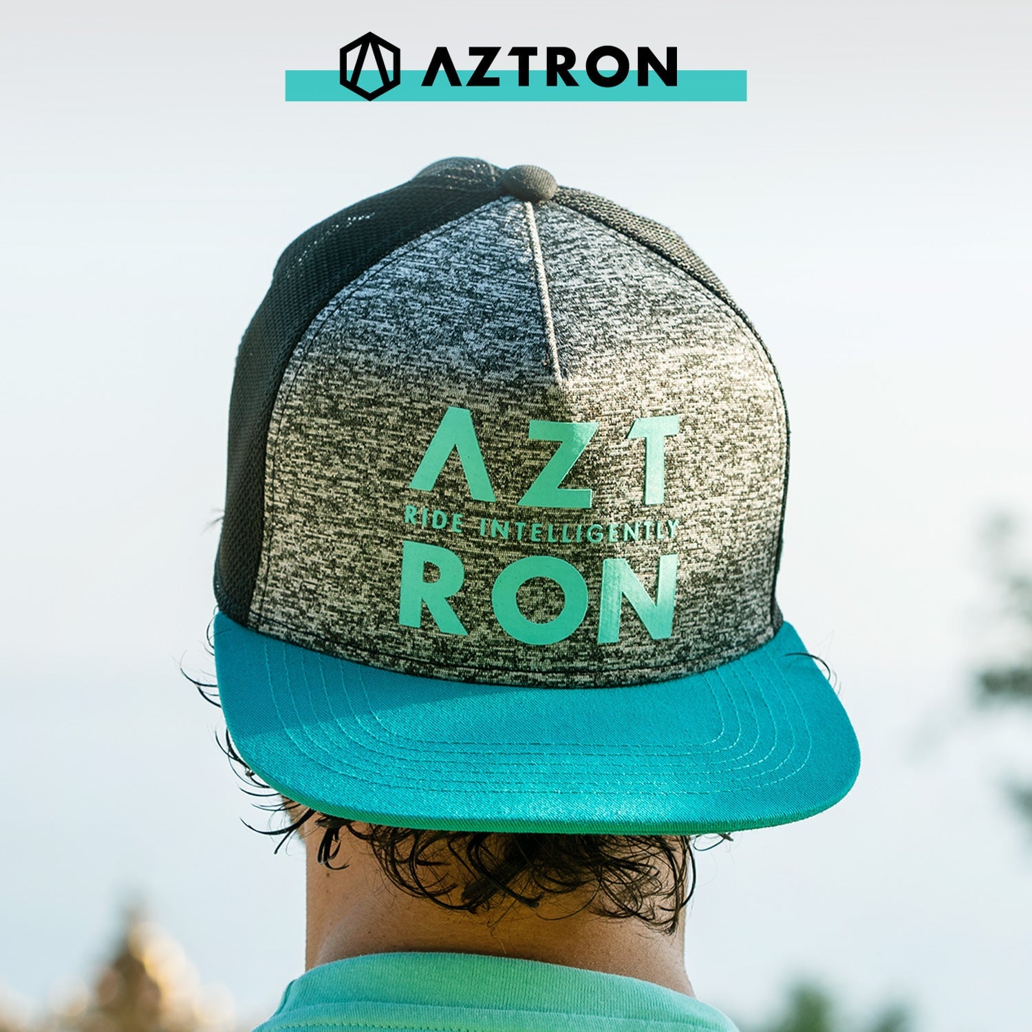Cappellino con logo completo AZTRON, berretto, berretto da baseball, berretto SUP, berretto da camionista