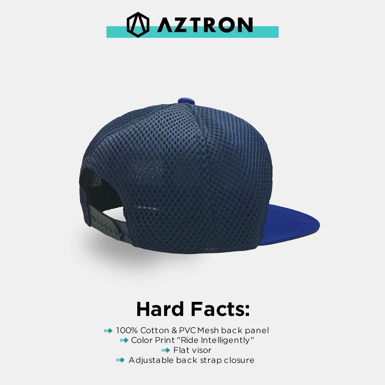 AZTRON Icon Cap, blue, Kappe, Baseball Cap, SUP Cap, Trucker Cap