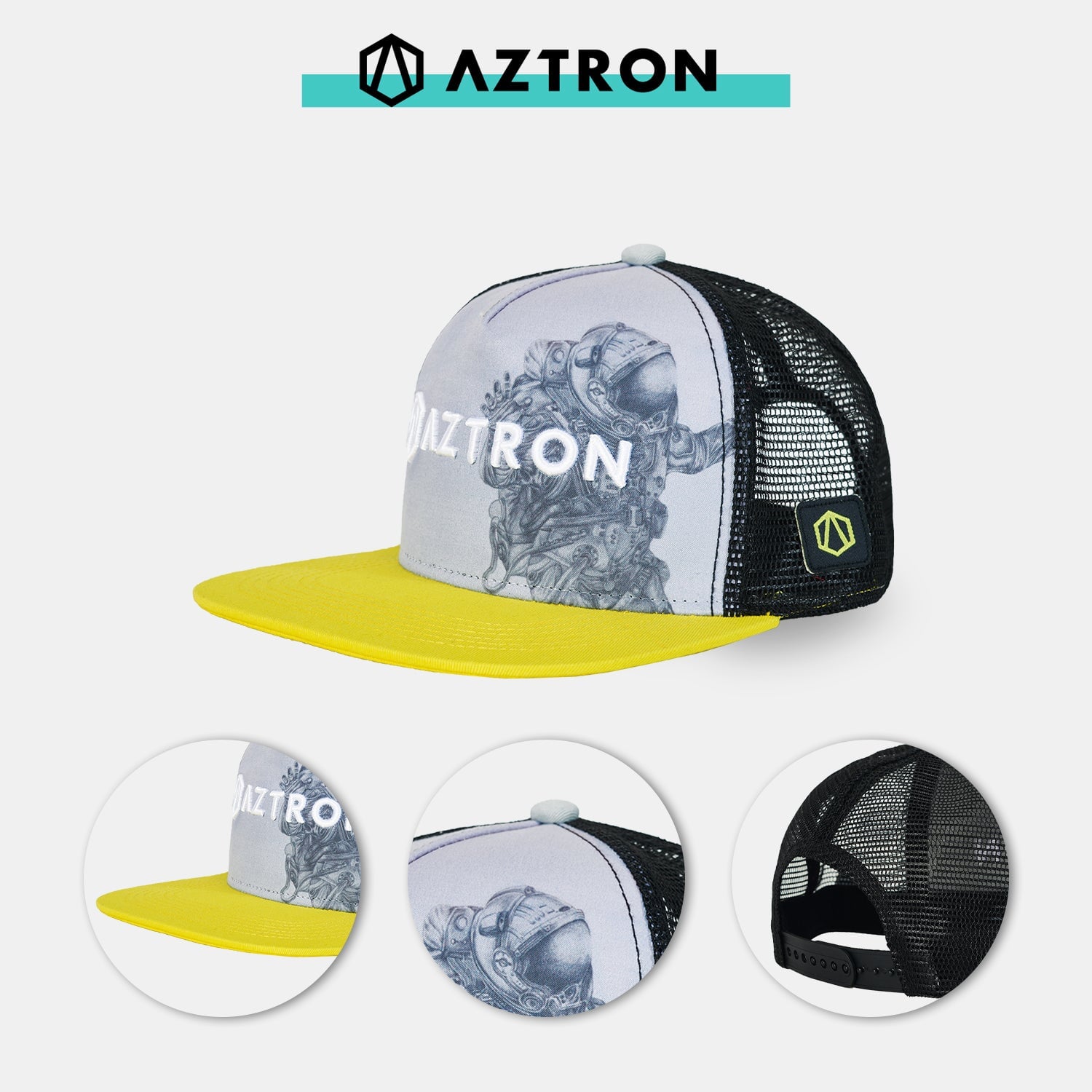 AZTRON Aztronaut Cap, Kappe, Baseball Cap, SUP Cap, Trucker Cap