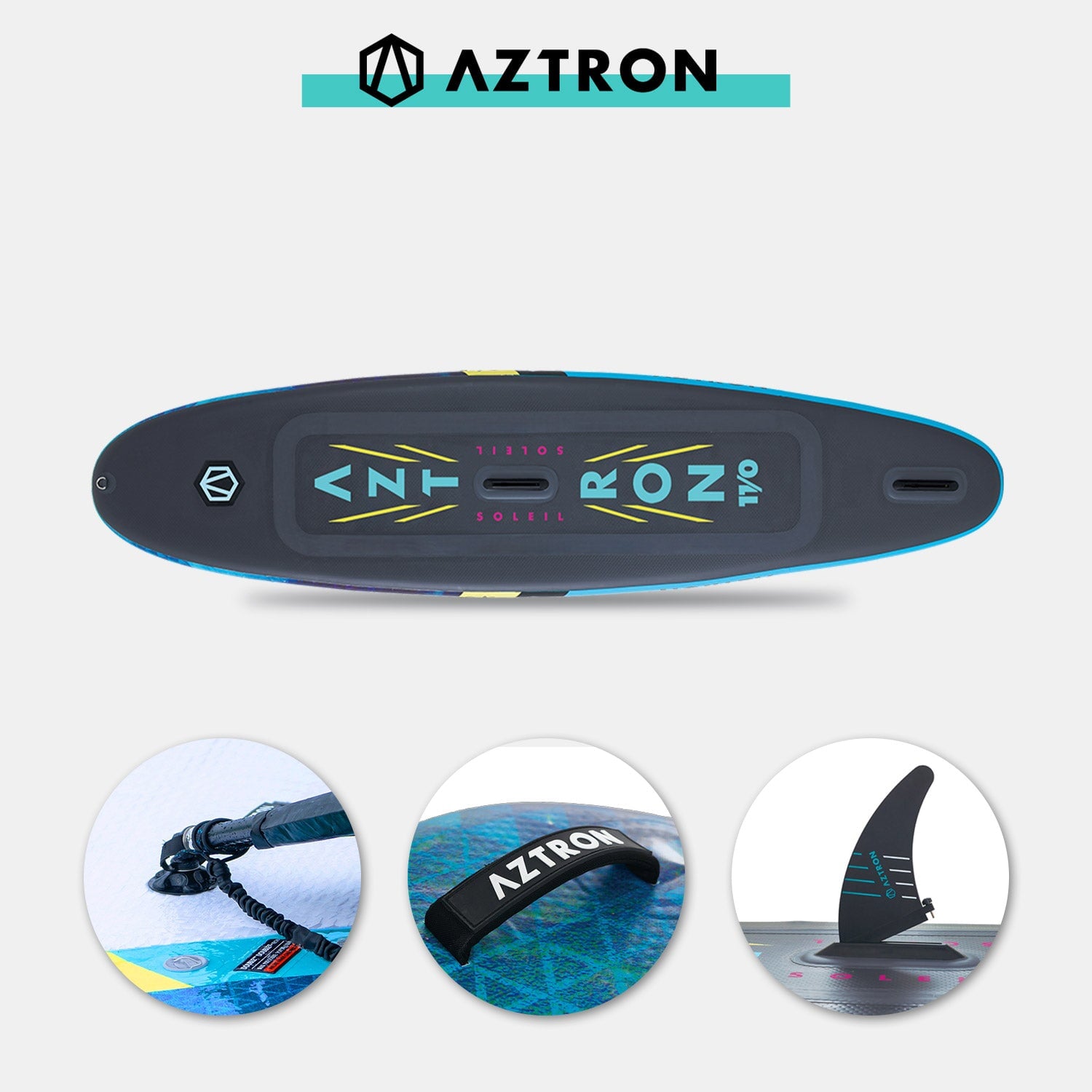 AZTRON Soleil Windsurf Allround 11'0" iSUP Set, 335x81x15cm, Volumen 315L