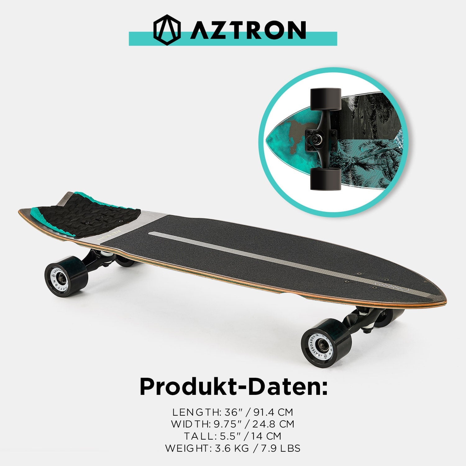 Aztron OCEAN 36 Surfskate Board