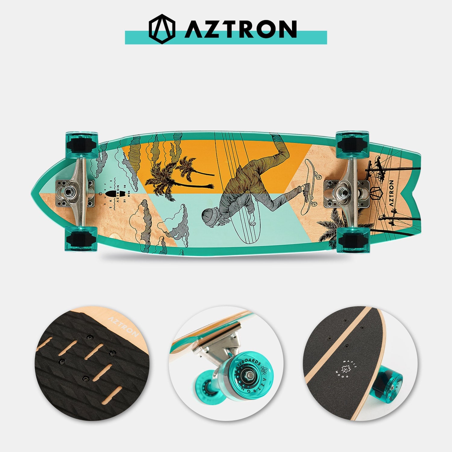 Aztron STREET 31 Surfskate Board