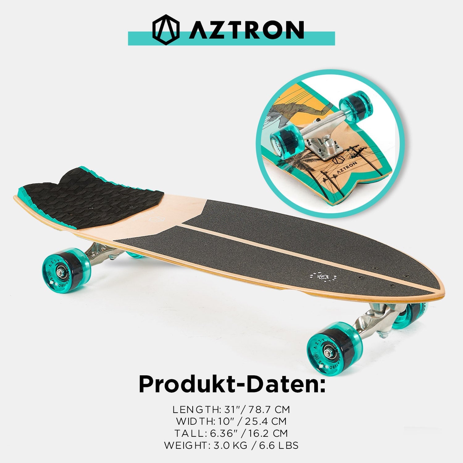 Aztron STREET 31 Surfskate Board