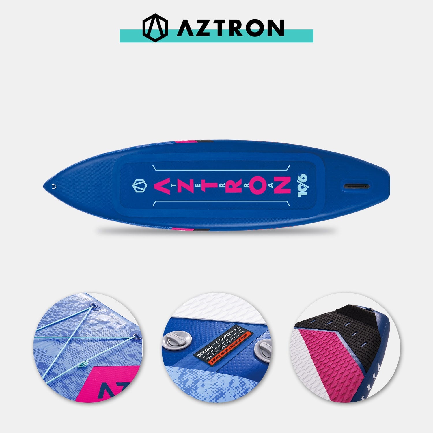 AZTRON Terra Touring 10'6'' iSUP Set, 320x81x15cm, Volumen 270L