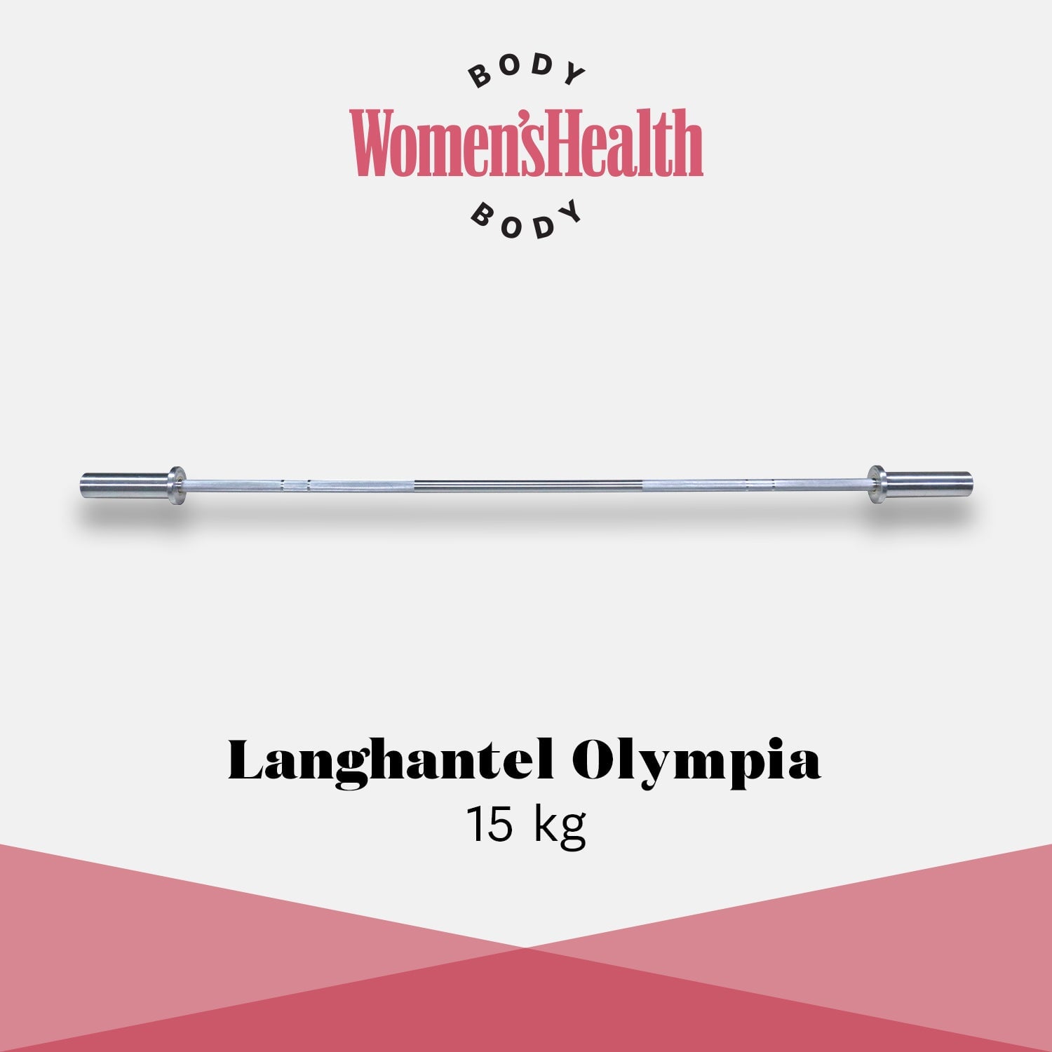 Bilanciere Olympia (15 kg) per la salute delle donne 